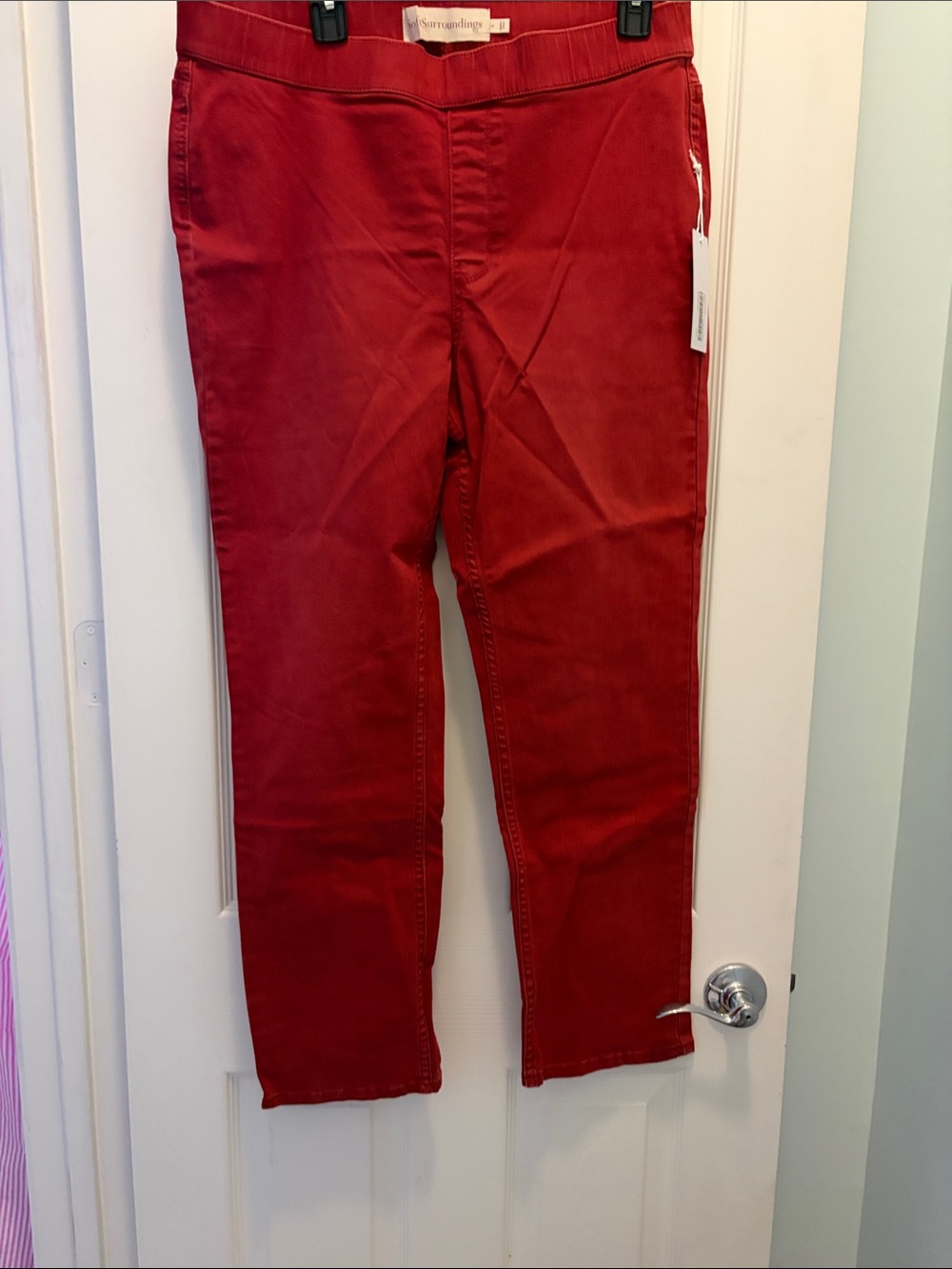 Soft Surroundings Red Straight Leg Women’s Jeans